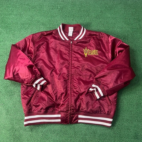 Knights Sportswear Other - Arizona State University Sun Devils Embroidered Logo Satin Jacket (2XL)